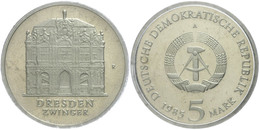 5 Mark, 1985, Wallpavillon, In Hartplastik Verplombt, PP., Katalog: J. 1602 PP - Sonstige & Ohne Zuordnung