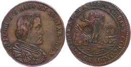 Jeton, Kupfer, 1660, Philipp IV., Dugn. 4160, Ss.  Ss - Other & Unclassified