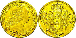 4 Escudos, Gold, 1777, Jose I., Rio De Janeiro, Fb. 101, Ss.  Ss - Brasilien