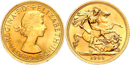 Sovereign, 1965, Elisabeth II., F. St. - Sonstige & Ohne Zuordnung