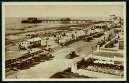 Ref 1246 - Postcard - Cars At Marine Parade & Pier - Worthing Sussex - Worthing