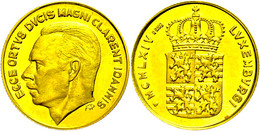 Goldmedaille (20 Francs), 1964, Jean, 986er Gold, Kl. Kratzer, PP.  PP - Luxemburg