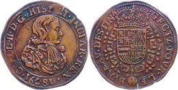 Jeton, Kupfer, 1681, Karl II., Dugn. 4459, Kl. Schrötlingsriss, Ss.  Ss - Autres & Non Classés