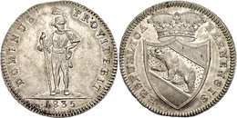 Bern, 1/2 Taler, 1835, HMZ 2-232a, Vz-st.  Vz-st - Otros & Sin Clasificación