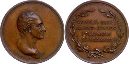 Schweiz, Zürich, Bronzemedaille (Dm. Ca. 41mm, Ca. 24,73g), 1783, Von Boltschauser, Auf Johann Jakob Bodmer. Av: Büste N - Altri & Non Classificati