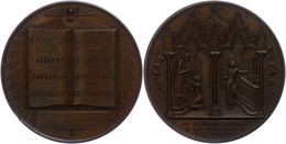 Frankreich, Bronzemedaille (Dm. Ca. 51,50mm, Ca. 61,94g), 1859, Von Roquelay-Desaide, Zur Konfirmation. Av: Konfirmation - Sonstige & Ohne Zuordnung