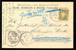 "MAINZ-LUDWIGSHAFEN (RHEIN) BAHNPOST ZUG 19 30 12 95" - Reichspost-Bahnpost-Ovalstempel, Auf Postkarte Bayern 5 Pfg Mit  - Sonstige & Ohne Zuordnung