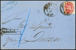 1 Sgr. Wappen, Als Einzelfrankatur Auf Unterfrankiertem Brief, Welcher Am 27.11.1867 In Dresden (Sachsen) Geschrieben Wu - Sonstige & Ohne Zuordnung