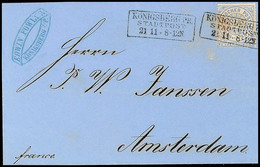 "KÖNIGSBERG PR. STADTPOST 21 11 (1870)" - Ra3, Klar Auf Auslandsbrief Mit NDP 2 Gr. Nach Amsterdam/Niederlande, Katalog: - Sonstige & Ohne Zuordnung