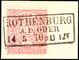 "ROTHENBURG A.D. ODER" - Ra3, OPD Liegnitz, Vollständig Auf Briefstück NDP 1 Gr., Katalog: NDP 16 BS - Sonstige & Ohne Zuordnung