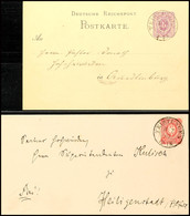 "TEISTUNGEN" - K2, OPD Erfurt, Spät Nach Verwendet In 1882 Auf GS-Postkarte 5 Pfg Nach Quedlinburg Sowie In 1887 Auf Bri - Sonstige & Ohne Zuordnung