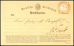 "TREPTOW A.D. REGA 22 12 72" - K2, OPD Stettin, Klar Auf Postkarte DR 1/2 Gr. Orange Kleiner Schild (original Mit Eckfeh - Sonstige & Ohne Zuordnung