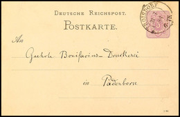 "TROISDORF 31 7 84" - K2, OPD Köln, Auf GS-Postkarte DR 5 Pfg Nach Paderborn, Links Eckbugspur, Katalog: DR P BF - Sonstige & Ohne Zuordnung
