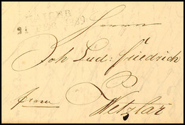 "HAIGER 21 FEB 1839" - L2, Feuser 1322-1, Auf Brief Nach Wetzlar, Vollst. Briefinhalt, Kleine Spuren  BF - Autres & Non Classés