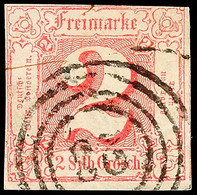 "23" - FULDA, Auf Farbfrisch, Oben Rechts Berührter, Sonst Voll/breitrandiger 2 Sgr., Gepr. Haferkamp, Katalog: 16 O - Otros & Sin Clasificación