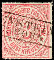 "LIEBENSTEIN IMMELBORN" - Postablage-Ra2, Klar Auf Kabinettstück NDP 3 Kr., Katalog: NDP9 O - Sonstige & Ohne Zuordnung
