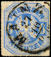"MAINZ 27/10" (1867) - Kleiner K1, Klar Auf Kabinettstück Preussen 6 Kr., Katalog: Pr.25a O - Sonstige & Ohne Zuordnung