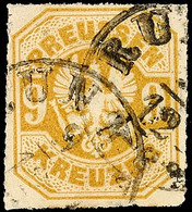 "RUNKEL 9/12" (1867) - K1, Zwei Teilabschläge Auf Preussen 9 Kr., Unten Kleiner Mangel, Katalog: Pr.26a O - Sonstige & Ohne Zuordnung