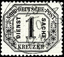 1 Kreuzer Tadellos Gestempelt, Gepr. Flemming BPP, Mi. 320,--, Katalog: 6 O - Other & Unclassified