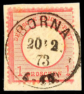 "BORNA 20 12 73" - K1, Herrlich Klar Auf Kabinettbriefstück 1 Gr., Katalog: 19 BS - Otros & Sin Clasificación