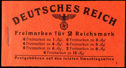 Hitler 1941, Markenheftchen, Reklame Zeichenstift, Postfrisch (leichter Deckelanschlag), Mi. 160.-, Katalog: MH48.2.1 ** - Postzegelboekjes