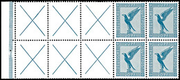 Flugpost 1931, Heftchenblatt Mit 4 Werten Zu 20 Pfennig, Tadellos Postfrisch, Mi. 500.-, Katalog: H.-Bl.49B ** - Sonstige & Ohne Zuordnung