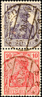 15 + 10 Pfg Rosarot (86IIf), Germania 1919, Gestempelt, Fotobefund Dr. Oechsner BPP: "echt Und Einwandfrei", Mi. 400.-,  - Otros & Sin Clasificación