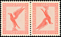 10 Pf. Flugpost Kehr-ZD Tadellos Ungebraucht, Mi. 210.-, Katalog: K7 * - Altri & Non Classificati