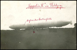 1909, Zeppelin III, Zeitgenössische Fotografie, Als Postkarte Mit 5 Pfg Germania Von "JÜTERBORG 1.9.09" Nach Grenzhausen - Altri & Non Classificati