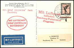 19340, Deuitschlandfahrt, Auflieferung Friedrichshafen, Fotokarte "Do. X" Mit 1 M. Adler Mit Unterrand Von "FRIEDRICHSHA - Altri & Non Classificati