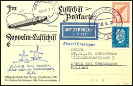 1932, Fahrt In Die Niederlande, Bordpost Bis Groningen, Fotokarte "Landung Der 'Viktoria Luise' " Mit 50 Pfg Adler Und 2 - Sonstige & Ohne Zuordnung