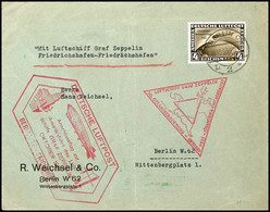1933, Chicagofahrt, Anschlussflug Ab Berlin, Brief Mit 4 RM Chicagofahrt Von "BERLIN C 13.10.33" Nach Berlin Mit Ankunft - Sonstige & Ohne Zuordnung