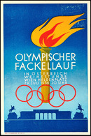 1936, Olympischer Fackellauf, In Österreich, Weihestunde, Wien Heldenplatz, 29. Juli 1936 20 Uhr, Österreichischer Olymp - Sonstige & Ohne Zuordnung