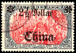 2 1/2 Dollar Auf 5 Mark In Type IALIIPFI (linke Rosette Auf Einer Spitze) Tadellos Gestempelt Gepr. Steuer, Mi. 300.-, K - China (oficinas)