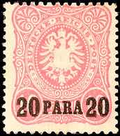 20 Pa Auf 10 Pfg Pfennig-Ausgabe, Ungebraucht Mit Neugummi Ansonsten Tadellos, Mi. Für * 200.-, Katalog: 2a NG - Turchia (uffici)