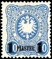 1 Piaster Auf 20 Pfennig, Nachdruck, Tadellos Postfrisch, Mi. 100.-, Katalog: 3Na ** - Turchia (uffici)