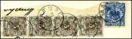 3 Pfg Krone/Adler (4) Und 20 Pfg Krone/Adler, Stempel MATUPI 15/3 99, Auf Briefstück, Signiert Rohr, Dr. Pirl Und R.F.ST - Other & Unclassified