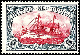 3 Pfg - 5 M. Kaiseryacht Ohne Wz., 13 Werte Komplett, Tadellos Ungebraucht, Mi. 300.-, Katalog: 7/19 * - German New Guinea