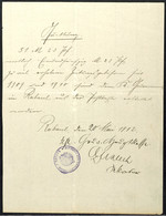 1912, Von Der Kaiserischen Gouvernementshauptkasse In Rabaul Ausgestellte Quittung über Die Summe Von 51 Mark 23 Pfennig - Nouvelle-Guinée