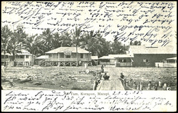 MATUPI, ("Ah Tam Kurapun"), Seltene AK (abgebildet Ist Ein "Strandhotel") Mit 5 Pfg Kaiseryacht, Stempel MATUPI  2/3 05, - Other & Unclassified