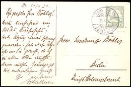 4 H. Kaiseryacht Mit Wasserzeichen Auf Privater Fotokarte (Herrenhaus Im Oval) Mit Viel Text Aus DARESSALAM DOA 25.4.10  - German East Africa