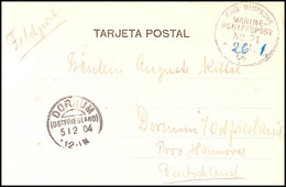 MSP No. 71 26.01.04 (D. Darmstadt), Recht Klar (Datum Hsl. Nachgetragen) Auf Feldpost-AK Mit Text Nach Deutschland, Ak.- - Sud-Ouest Africain Allemand