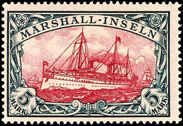 5 M. Kaiseryacht Ohne Wz., Tadellos Ungebraucht, Mi. 200.-, Katalog: 25 * - Marshall Islands