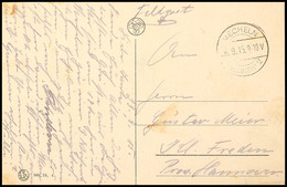 "MECHELN 26.9.15", Klar Auf Feldpostkarte (farbige Ansichtskarte) Nach Freden (Hannover)  BF - 1. WK