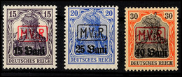 15 B. Bis 40 B. Auf Germania, Tadellos Postfrisch, Unsigniert, Mi. 60.-, Katalog: 1/3 ** - Andere & Zonder Classificatie