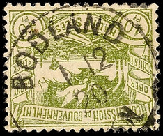 "BODLAND 1 12 20", Einkreisstempel, Zentrisch Klar Auf 40 Pfg Hüttenwerke, Eckbug, Stempelbewertung 40 P., Katalog: 21 O - Otros & Sin Clasificación