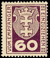 60 Pf. 1. Auflage Tadellos Postfrisch, Gepr. Soecknick BPP, Mi. 75.-, Katalog: 4b ** - Sonstige & Ohne Zuordnung