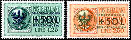 1,25 + 50 L. Und 2,50 + 50 L. Obdachlosenhilfe, 2 Werte Komplett, Tadellos Postfrisch, Gepr. Krischke BPP, Mi. 300.-, Ka - Autres & Non Classés