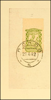 20 Kop. Mit Plattenfehler I Tadellos Gestempelt Auf Briefstück, Mi. 100.-, Katalog: 10Iy BS - Autres & Non Classés