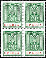 1 D. - 20 D. Komplett In Postfrischen 4er - Blocks, Mi. 200.-, Katalog: 9/15 ** - Otros & Sin Clasificación